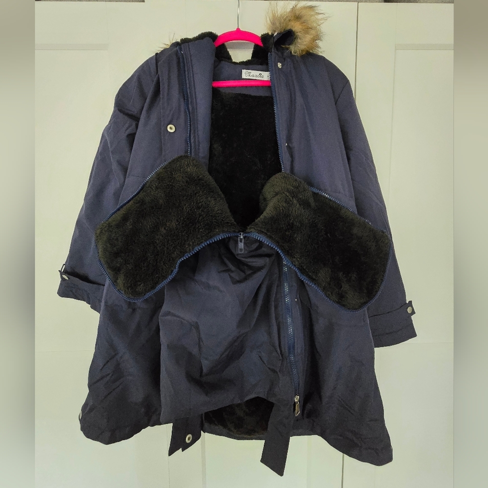 Women's Navy Ski & Snow Jacket Small